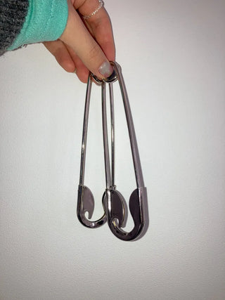Big Safety Pin Clip Keyring Claw Clip Hair Pin