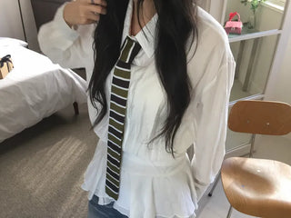 Blair Knit Striped Long Tie