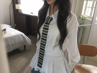 Blair Knit Striped Long Tie