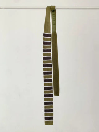 Blair Knit Striped Long Tie