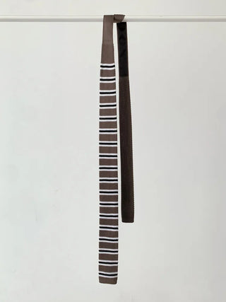 Blair Knit Striped Long Tie