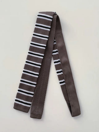Blair Knit Striped Long Tie