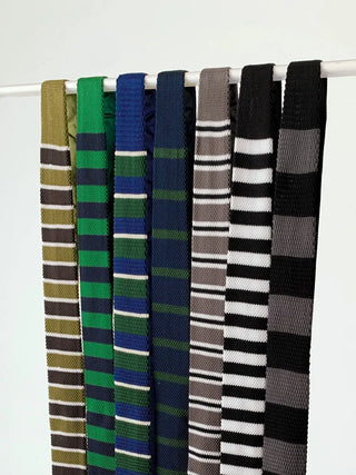 Blair Knit Striped Long Tie