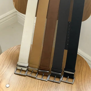 Aston Wide Suede Leather Belt