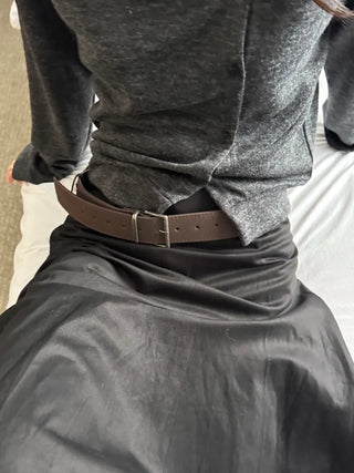 Aston Wide Suede Leather Belt