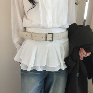 Aston Wide Suede Leather Belt
