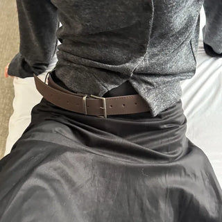 Aston Wide Suede Leather Belt
