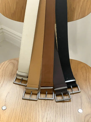 Aston Wide Suede Leather Belt