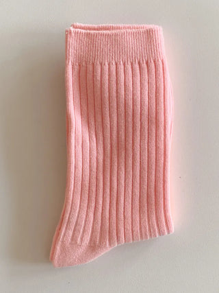 Color Mood Ribbed All-Season Cotton Socks