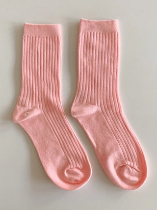 Color Mood Ribbed All-Season Cotton Socks