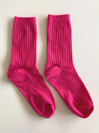 Color Mood Ribbed All-Season Cotton Socks
