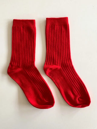 Color Mood Ribbed All-Season Cotton Socks