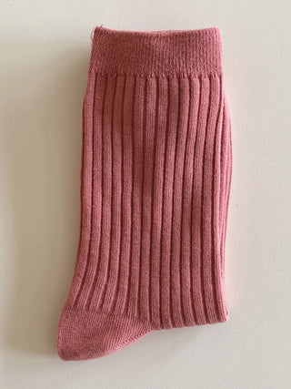 Color Mood Ribbed All-Season Cotton Socks