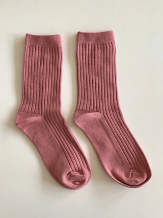 Color Mood Ribbed All-Season Cotton Socks