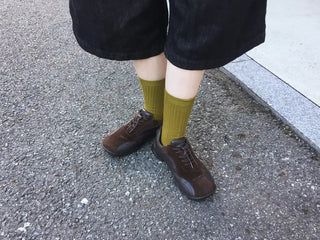 Color Mood Ribbed All-Season Cotton Socks