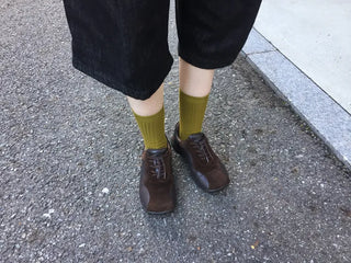 Color Mood Ribbed All-Season Cotton Socks