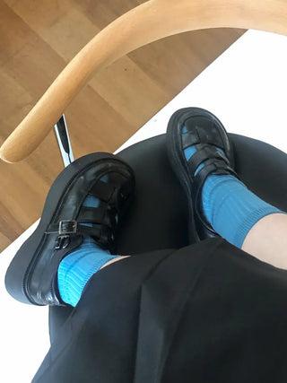 Color Mood Ribbed All-Season Cotton Socks