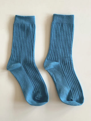 Color Mood Ribbed All-Season Cotton Socks