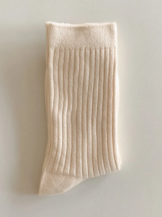 Color Mood Ribbed All-Season Cotton Socks