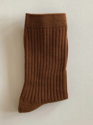 Color Mood Ribbed All-Season Cotton Socks