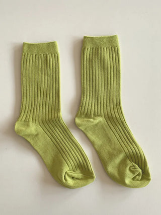 Color Mood Ribbed All-Season Cotton Socks