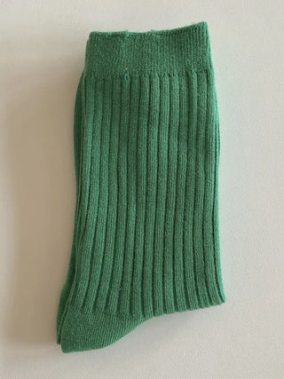 Color Mood Ribbed All-Season Cotton Socks