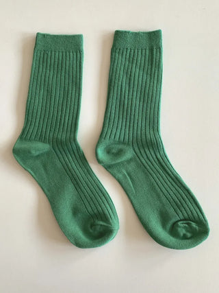 Color Mood Ribbed All-Season Cotton Socks
