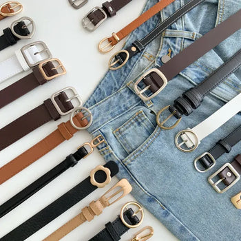Simple Daily Leather Women's Belt
