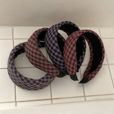 Tracy Check Volume Headband