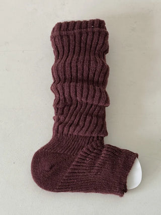 Delicate Ribbed Thick Knit Long Leg Warmers