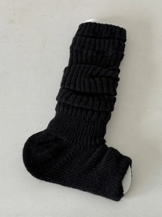 Delicate Ribbed Thick Knit Long Leg Warmers