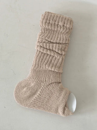 Delicate Ribbed Thick Knit Long Leg Warmers