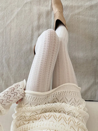 Stretchy Cotton Pattern All-Season Tights, Leggings, Footed Panties, Stockings Collection