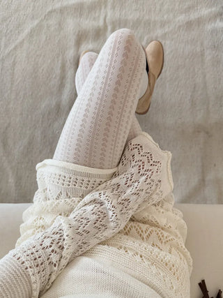 Stretchy Cotton Pattern All-Season Tights, Leggings, Footed Panties, Stockings Collection