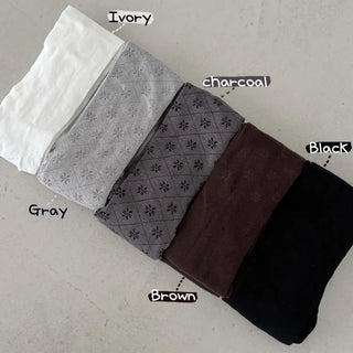Stretchy Cotton Pattern All-Season Tights, Leggings, Footed Panties, Stockings Collection