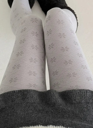 Stretchy Cotton Pattern All-Season Tights, Leggings, Footed Panties, Stockings Collection