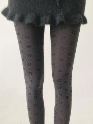 Stretchy Cotton Pattern All-Season Tights, Leggings, Footed Panties, Stockings Collection