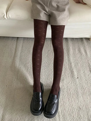 Stretchy Cotton Pattern All-Season Tights, Leggings, Footed Panties, Stockings Collection