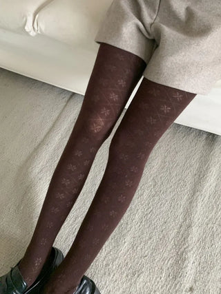 Stretchy Cotton Pattern All-Season Tights, Leggings, Footed Panties, Stockings Collection