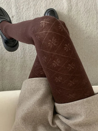Stretchy Cotton Pattern All-Season Tights, Leggings, Footed Panties, Stockings Collection