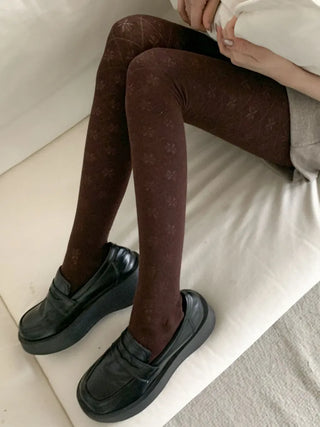 Stretchy Cotton Pattern All-Season Tights, Leggings, Footed Panties, Stockings Collection