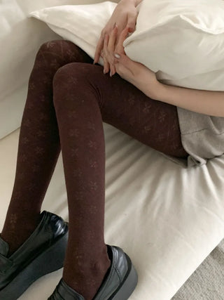 Stretchy Cotton Pattern All-Season Tights, Leggings, Footed Panties, Stockings Collection