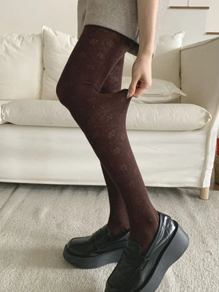 Stretchy Cotton Pattern All-Season Tights, Leggings, Footed Panties, Stockings Collection