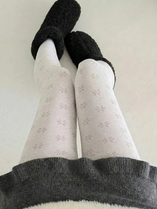 Stretchy Cotton Pattern All-Season Tights, Leggings, Footed Panties, Stockings Collection