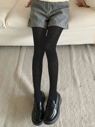 Stretchy Cotton Pattern All-Season Tights, Leggings, Footed Panties, Stockings Collection