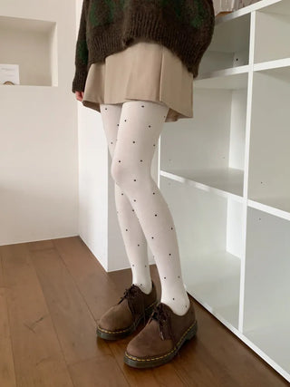 Stretchy Cotton Pattern All-Season Tights, Leggings, Footed Panties, Stockings Collection