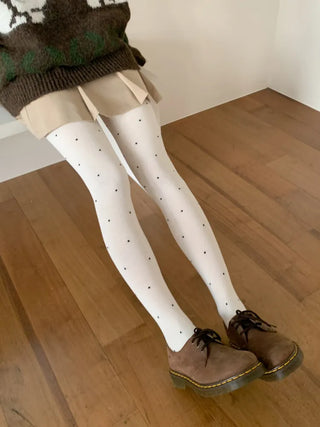Stretchy Cotton Pattern All-Season Tights, Leggings, Footed Panties, Stockings Collection