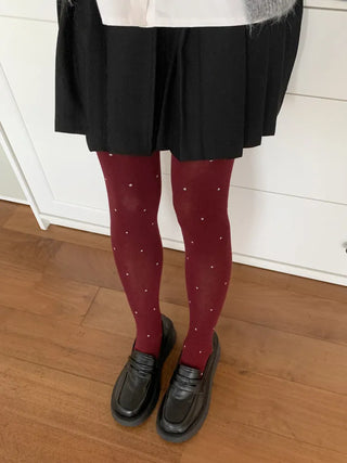 Stretchy Cotton Pattern All-Season Tights, Leggings, Footed Panties, Stockings Collection