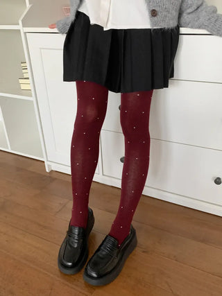 Stretchy Cotton Pattern All-Season Tights, Leggings, Footed Panties, Stockings Collection