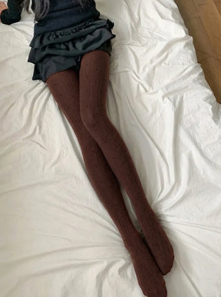 Stretchy Cotton Pattern All-Season Tights, Leggings, Footed Panties, Stockings Collection